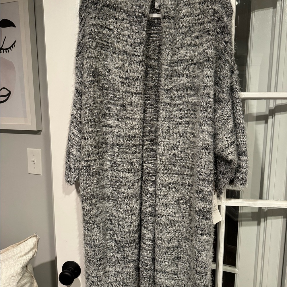 Leith Charcoal Gray Women's Cardigan